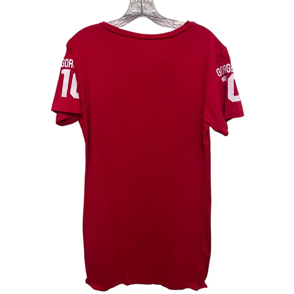 On Fire Gorgeous Red T-Shirt Dress. (Marked 1X but fits better for a Large) - Picture 3 of 4